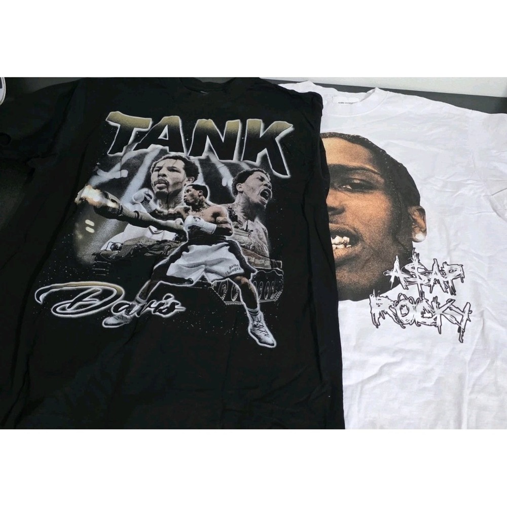 2pc Lot Game Changer Tee Shirts Tank Davis A$AP Rocky Mens‎ XL Streetwear EUC
